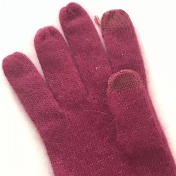 Coach Ocelot Tech Touch Knit Glove Multicolor Pink - Picture 2 of 8